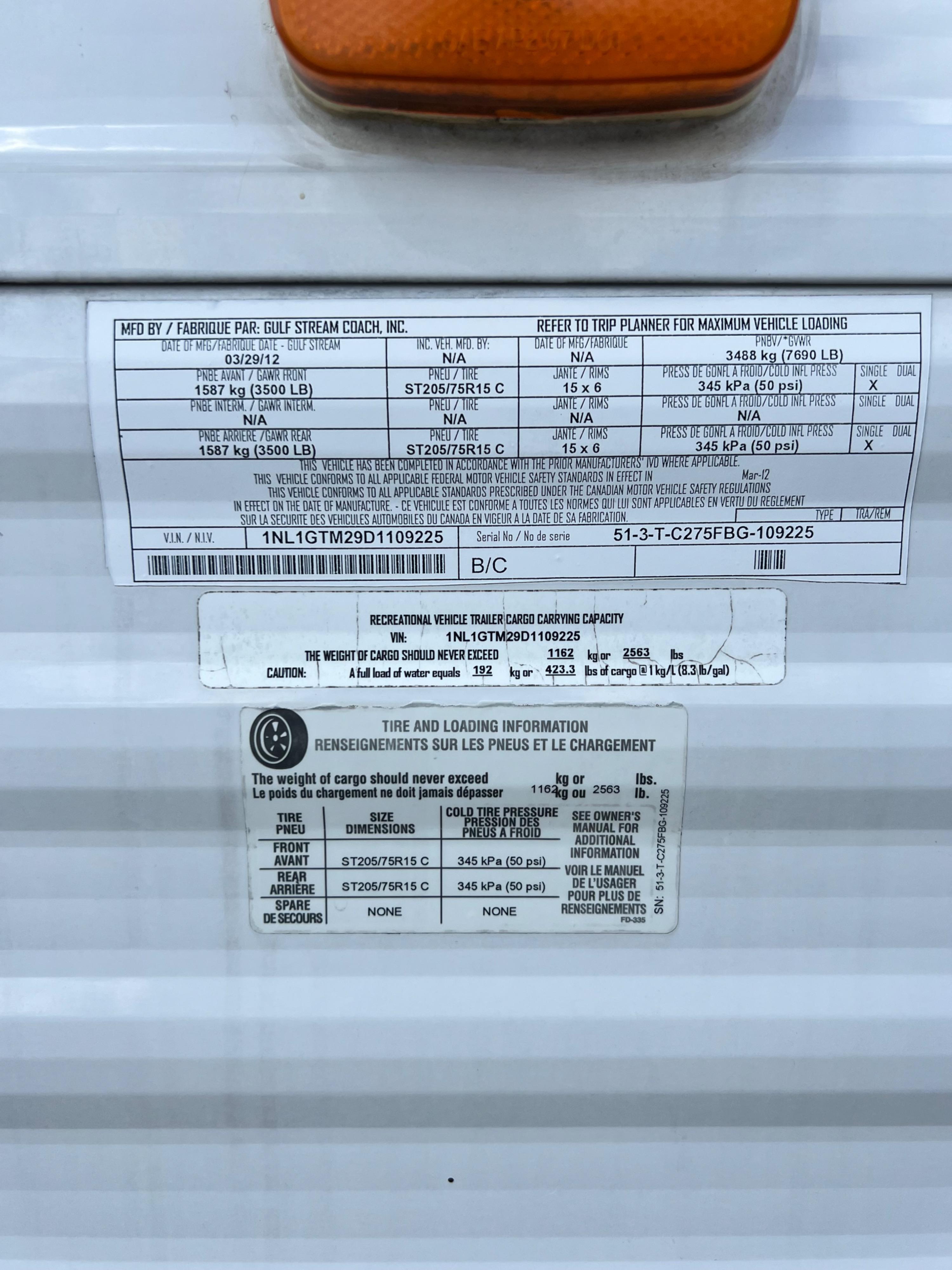 2013 Gulf Stream Track & Trail 27 RTH Trailer