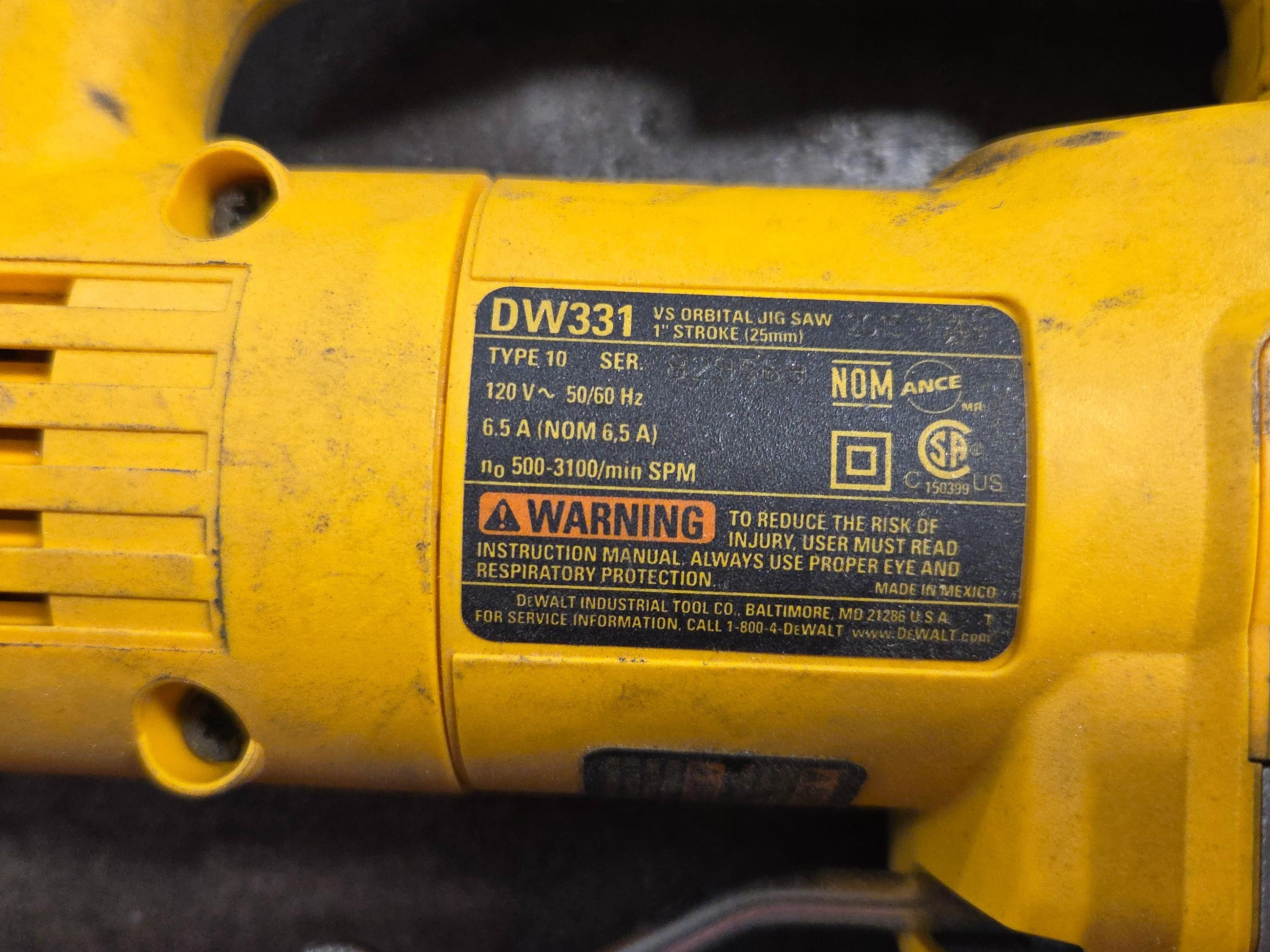 Dewalt jigsaw