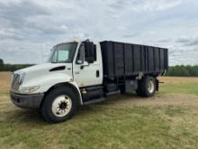 2002 International 4300 Stake Body Dump Truck