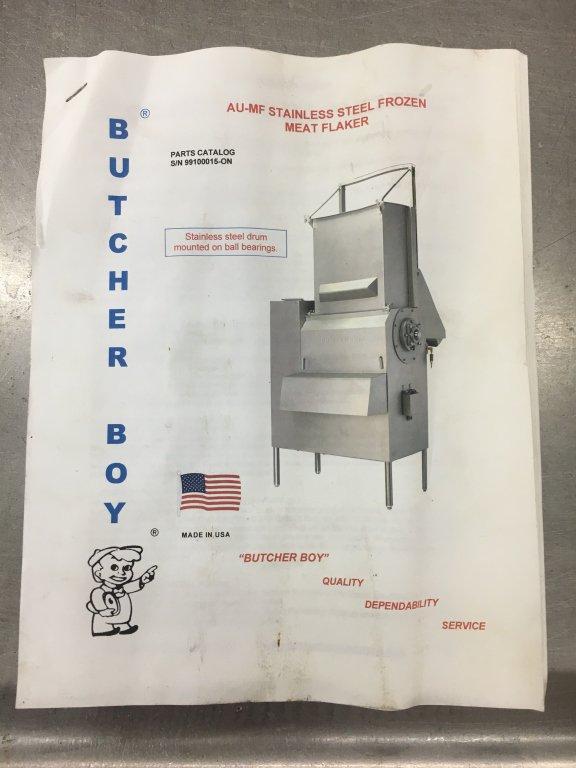 BUTCHER BOY, MODEL AUMF, SN 504, FROZEN MEAT FLAKER