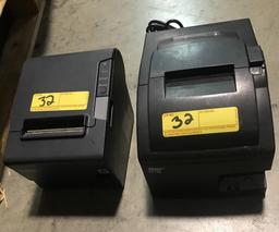 EPSON RECEIPT PRINTERS (1) MODEL SP700 WITH CORD, (1) MODEL M244A (EXCLUDES CORD), (1) MODEL TSP650