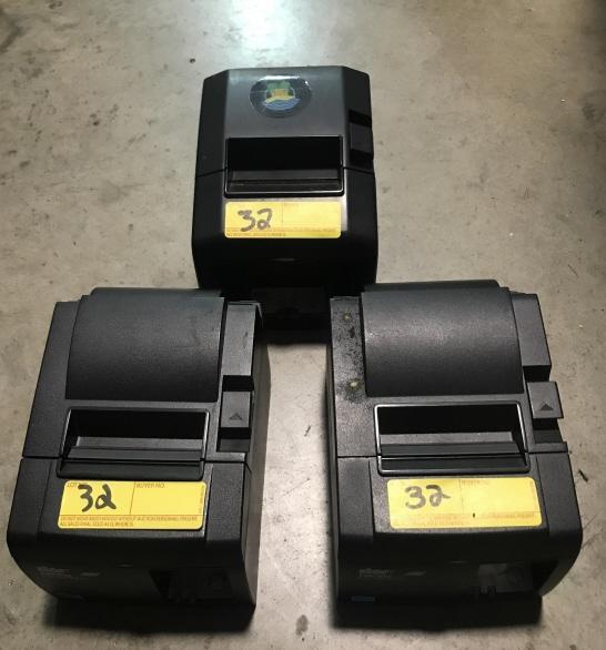 EPSON RECEIPT PRINTERS (1) MODEL SP700 WITH CORD, (1) MODEL M244A (EXCLUDES CORD), (1) MODEL TSP650