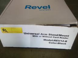 REVEL UNIVERSAL ARM STAND/MOUNT FOR TABLETS MODEL REV12-B