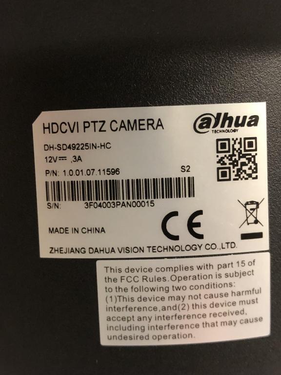 DAHUA HDCVI PTZ CAMERAS
