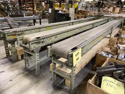 LOT CONSISTING OF (3) MOTORIZED CONVEYOR LINES