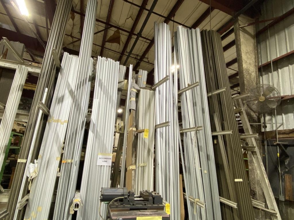 LOT CONSISTING OF ALL ALUMINUM INVENTORY IN AREA