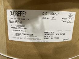 ROLLS OF CRAPE PAPER (ACOUSTIC PAPER)