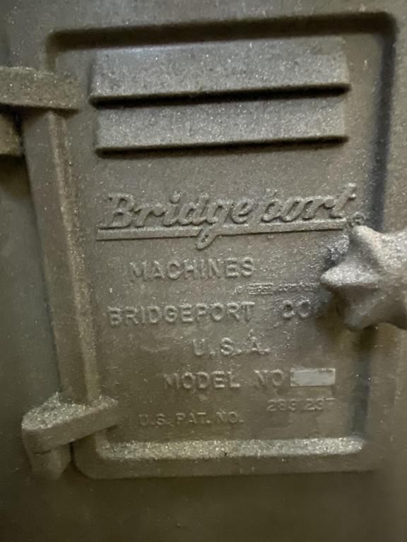 BRIDGEPORT MILLING MACHINE MODEL 153076