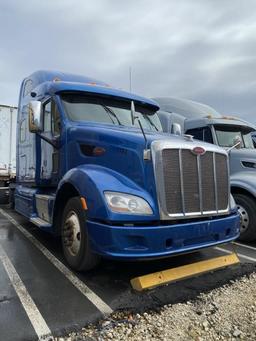 2012 PETERBILT 587 SLEEPER TRACTOR TRAILER TRUCK