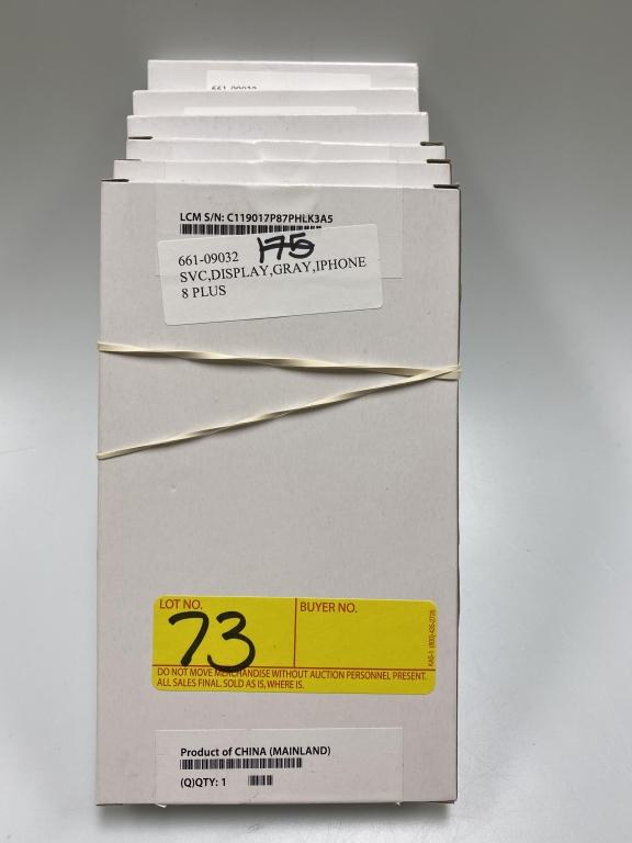 REPLACEMENT PART: DISPLAY, GRAY, IPHONE 8 PLUS