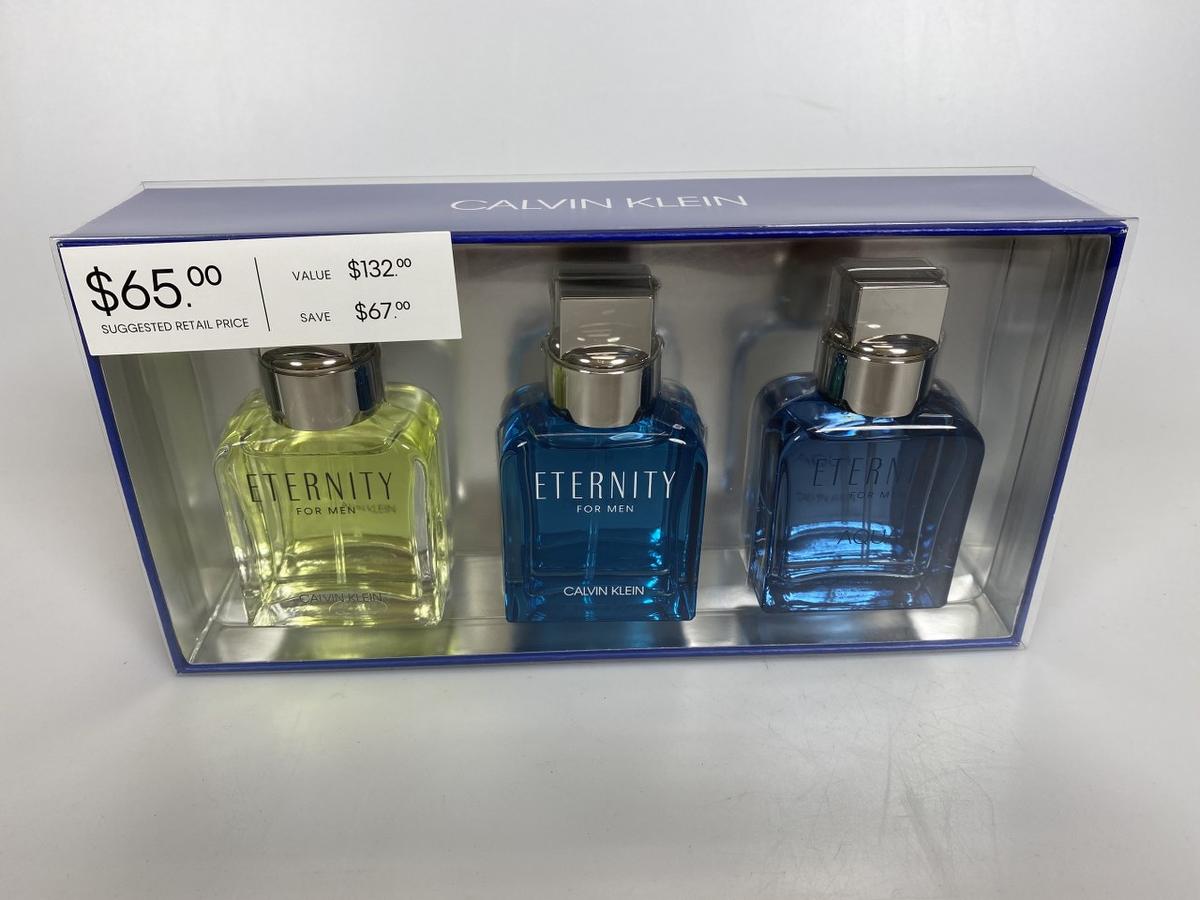 CALVIN KLEIN ETERNITY FOR MEN (THREE PIECE GIFT SET)