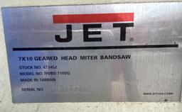 JET 7X10 GEARED HEAD MIER BANDSAW
