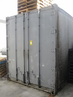 SELF CONTAINED REFRIGERATED SHIPPING CONTAINER