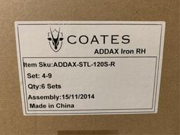 SETS OF: COATES LADIES ADDAX BLADE IRONS -