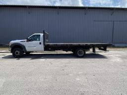 2013 FORD F550 SUPER DUTY FLATBED