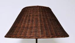 GLASS LAMP PAINTED