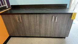 FRONT DESK COUNTERS AND CABINETS