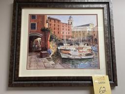 LOT CONSISTING OF (9) ASSORTED FRAMED PIECES