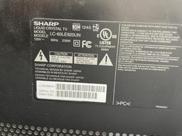 SHARP AQUOS 60" LCD TV, MODEL LC-60LE920UN
