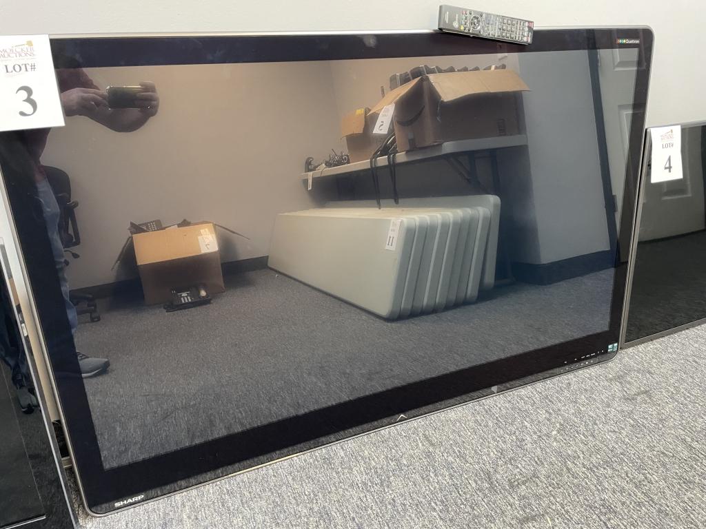 SHARP AQUOS 60" LCD TV, MODEL LC-60LE920UN