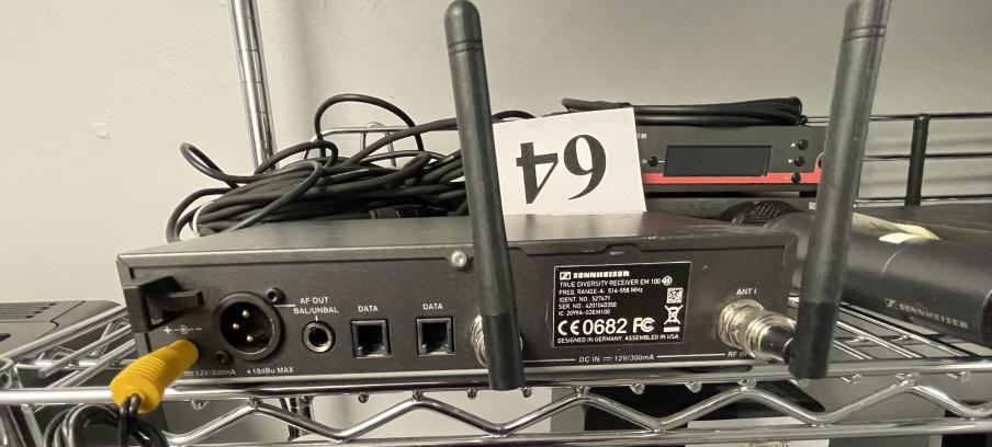 SENNHEISER TRUE DIVERSITY WIRELESS MIKE SYSTEM