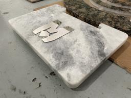 CUSTOM DESIGNED GRANITE TABLE TOP, 26" DIAMETER