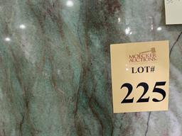 SLABS OF EXOTIC STONE, MEASURES 38" X 40" X 1