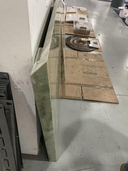 SLABS OF EXOTIC STONE, MEASURES 38" X 40" X 1
