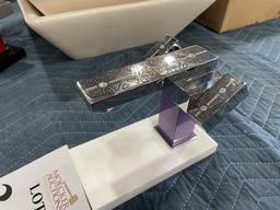 MALVASIO DESIGNS EMBELLISHED MODERN FAUCET