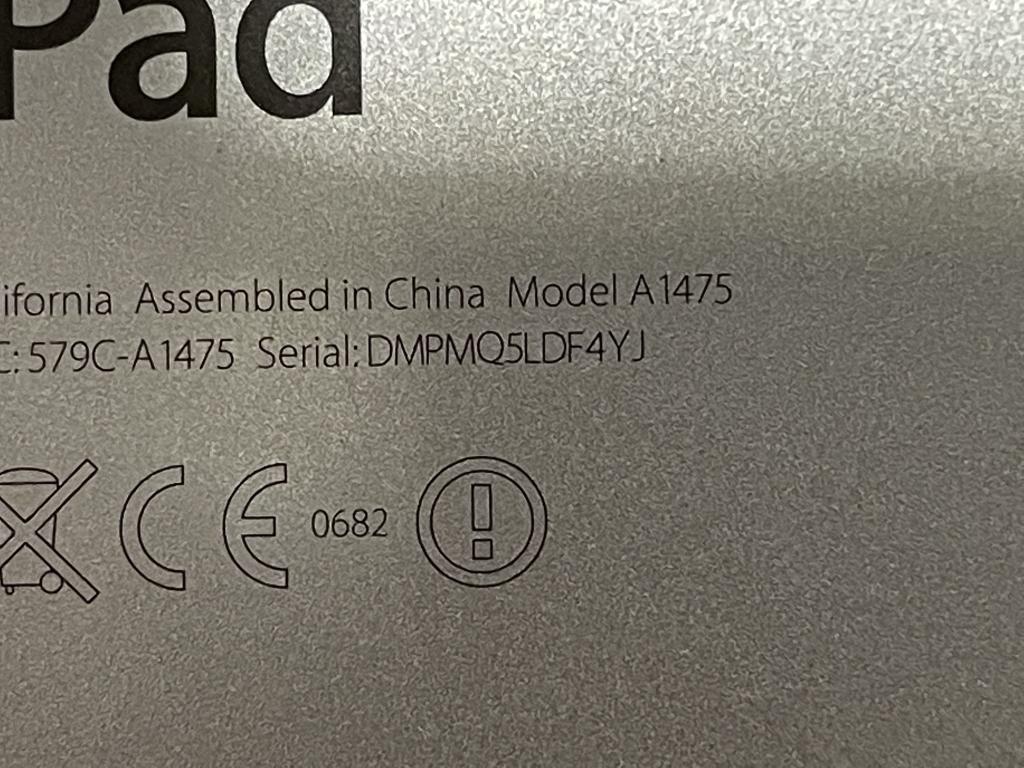 APPLE IPAD AIR, MODEL A1475