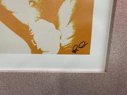 FRAMED PRINT IN STYLE OF ANDY WARHOL