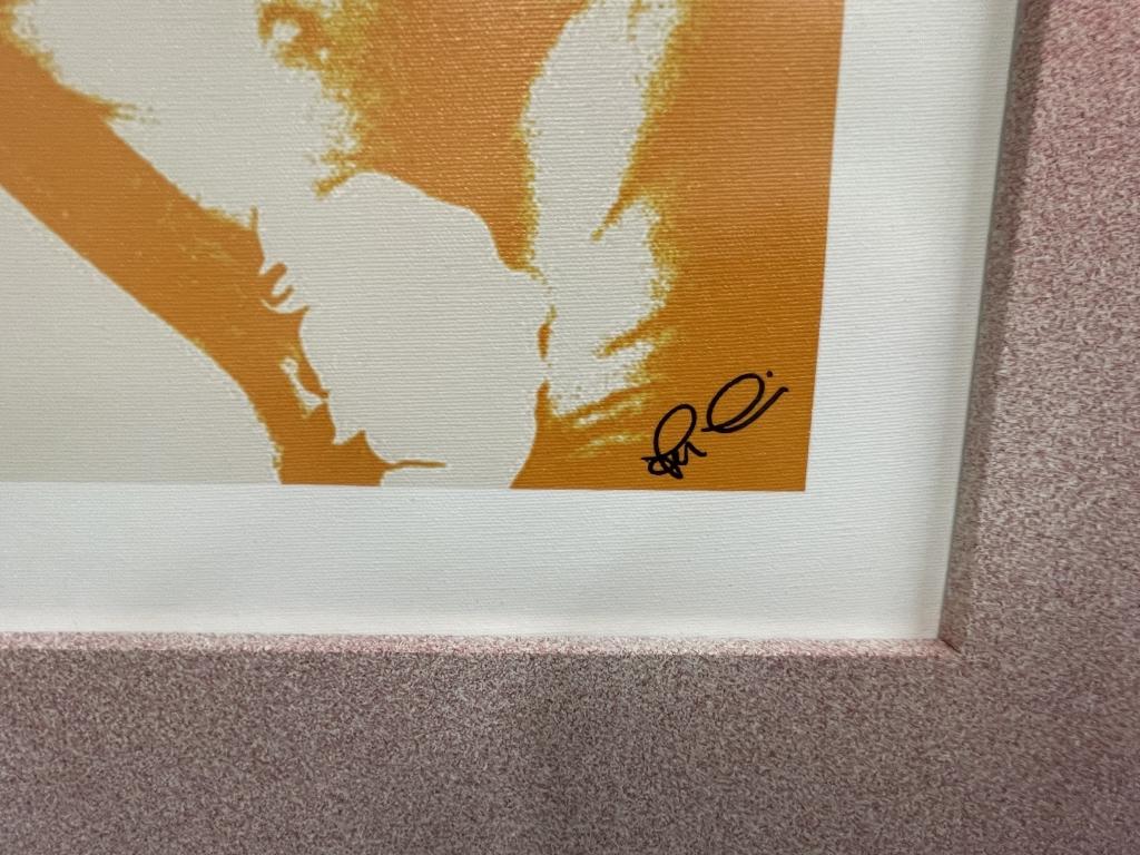 FRAMED PRINT IN STYLE OF ANDY WARHOL