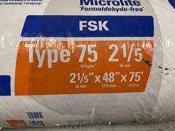 LARGE ROLL OF FIBERGLASS INSULATION