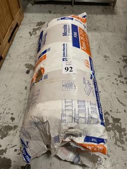 LARGE ROLL OF FIBERGLASS INSULATION