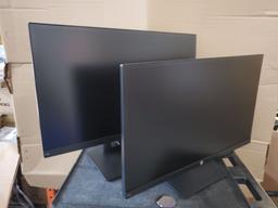 HP 27" MONITORS ON STAND