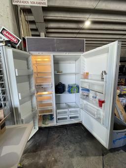 SUBZERO SIDE BY SIDE REFRIGERATOR, MODEL 532