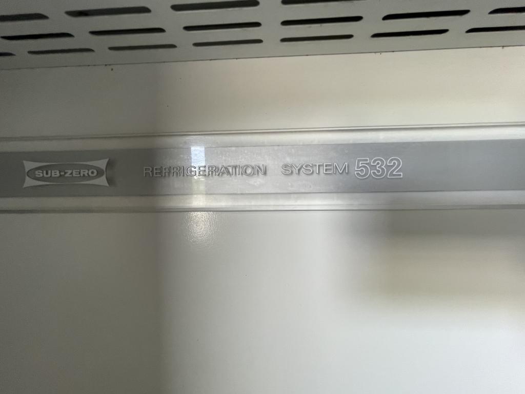 SUBZERO SIDE BY SIDE REFRIGERATOR, MODEL 532