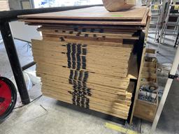 SHEETS OF 4' X 8' X 1/2" PLYWOOD