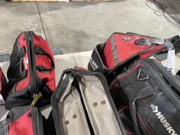LOT CONSISTING OF (5) ASSORTED HUSKY TOOL BAGS