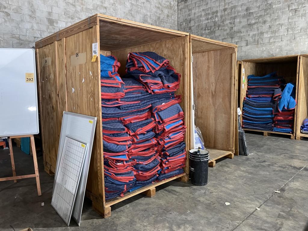 COMPLETELY ASSEMBLED PLYWOOD MOVING VAULTS