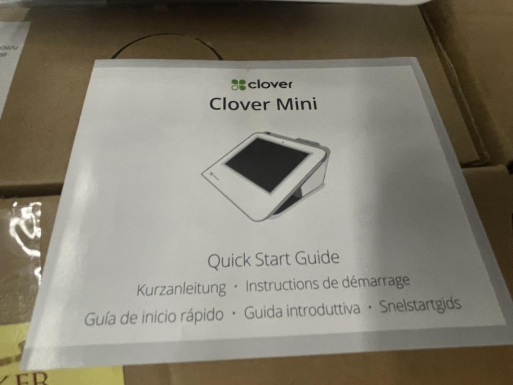 LOT CONSISTING OF CLOVER POS SYSTEM