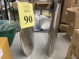 CRATE AND BARREL TALL ALLEGRA VASE, 16"