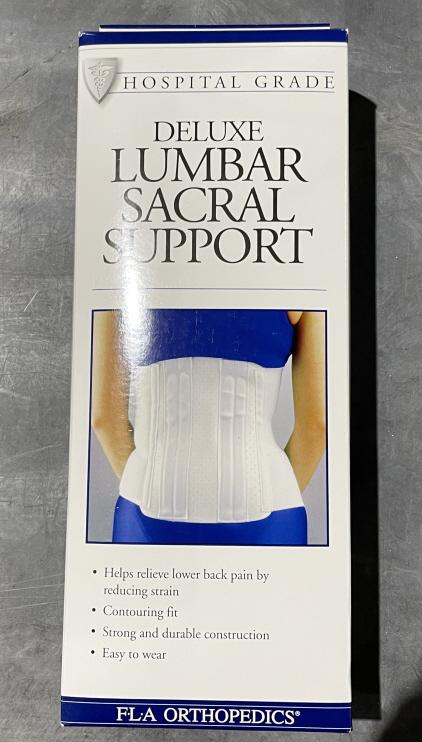 FLA ORTHOPEDICS DELUXE LUMBAR SACRAL SUPPORT