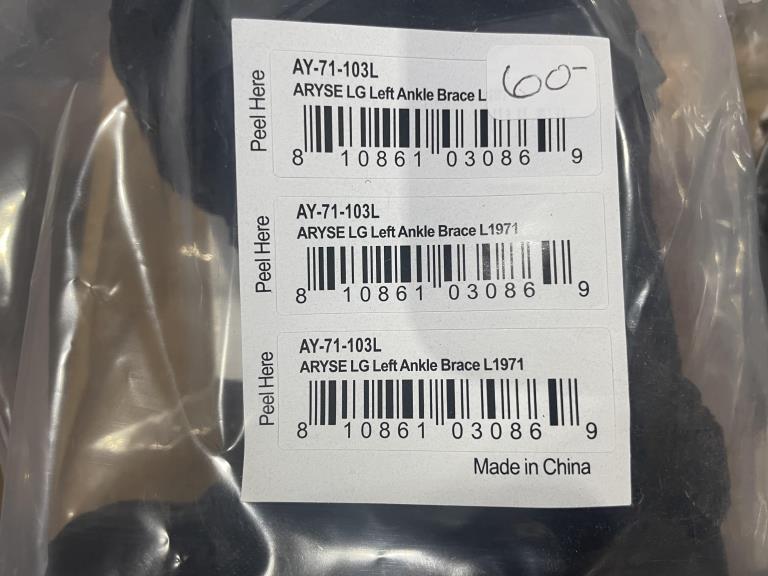 ARYSE ANKLE BRACES (NEW IN PACKAGE)