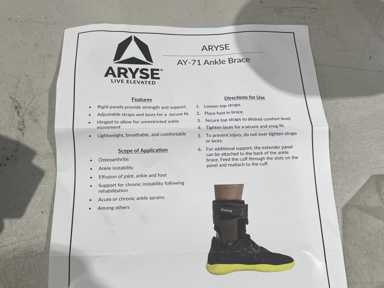 ARYSE ANKLE BRACES (NEW IN PACKAGE)