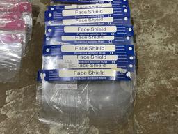 LOT CONSISTING OF ASSORTED FACE SHIELDS