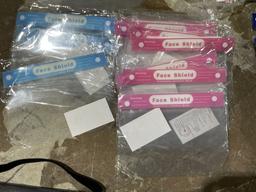 LOT CONSISTING OF ASSORTED FACE SHIELDS