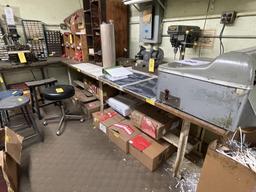 LOT CONSISTING OF (3) WORK TABLES