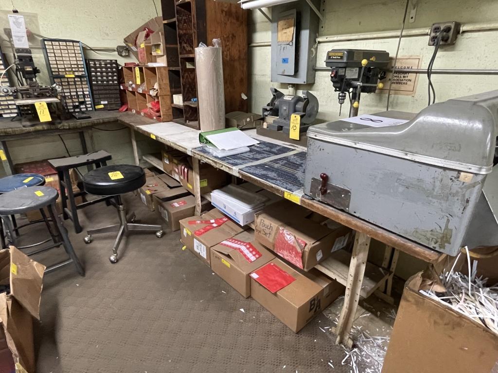 LOT CONSISTING OF (3) WORK TABLES