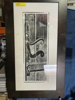 FRAMED AND MATTED BLACK AND WHITE PHOTOS